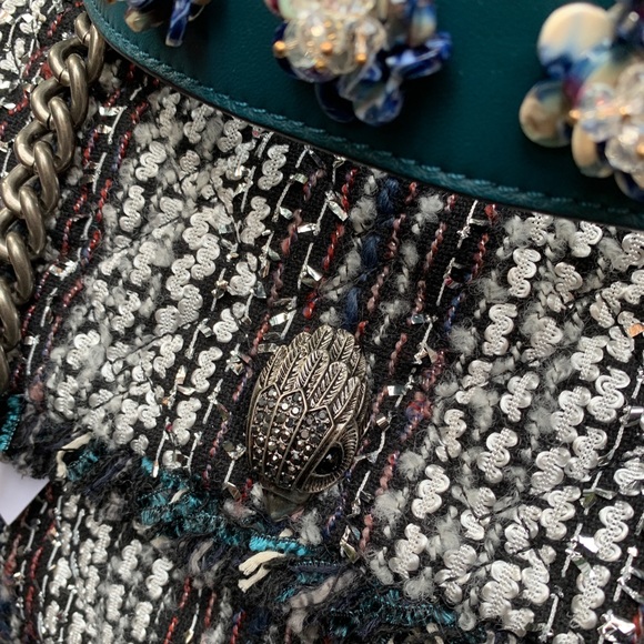 Authentic KURT GEIGER LONDON TWEED/leather Crosby - Picture 5 of 16